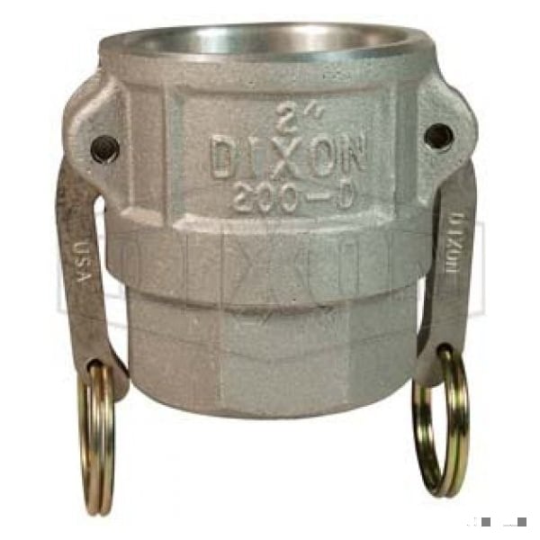 Type D Cam and Groove Coupler, 5 in Nominal, Female Coupler x FNPT End Style, Aluminum